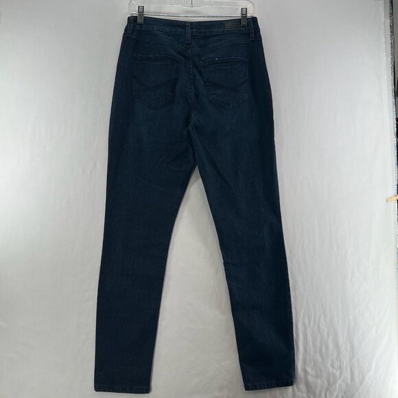 Natural Reflections Jeans Size 10A High Rise Slim Leg Comfort Stretch Denim Blue - Picture 2 of 13
